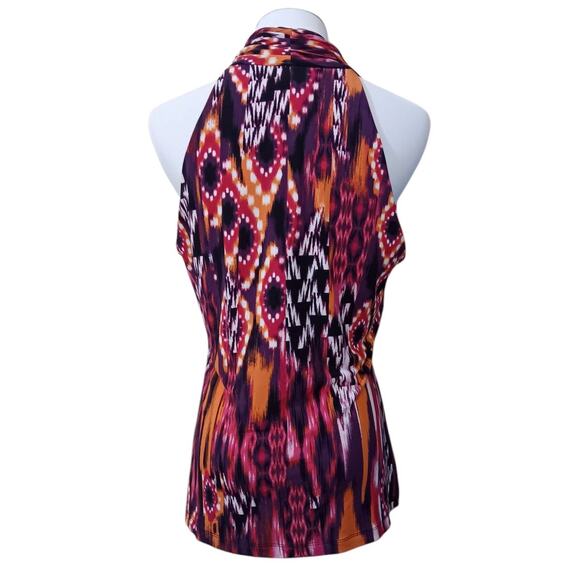 COCOMO Y2K Babydoll Top Blouse M/L Liquid Knit‎ Vacation Travel Coquette Career - Picture 2 of 8